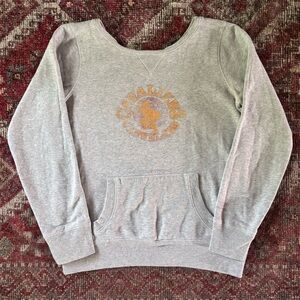 Gray Adidas Cleveland Cavaliers Crew Neck Sweatshirt with front pocket women’s M